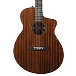 Martin SC-10E-02 Road Series Acoustic Electric Guitar with Gigbag Body Angled View